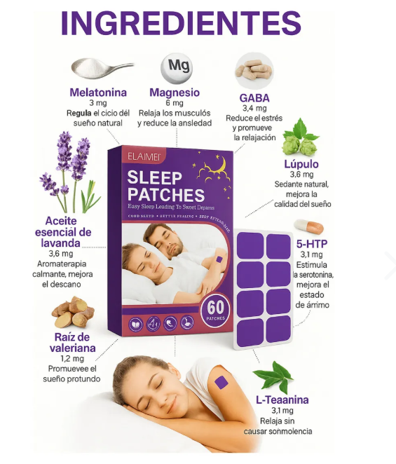 PARCHE INDUCTOR DEL SUEÑO 30 Unidades