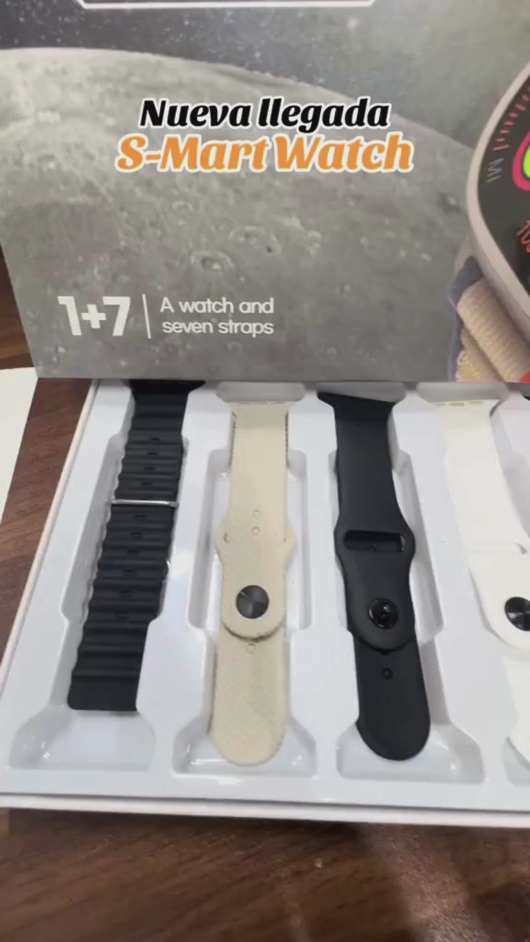 🟢SMARTWATCH MODELO V55 - 8 CORREAS